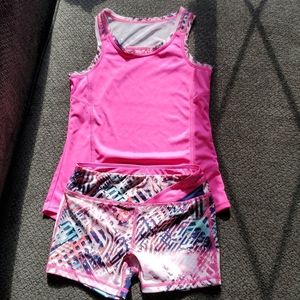 Athletic Works matching tank and shorts